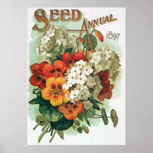 Vintage-Coverart von Eastman's Seed-Katalog, 1897 Poster