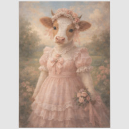 Vintage Cow Beauty  Seidenpapier