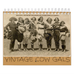 "Vintage Cow Gals" Kalender
