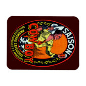 Vintage Cowboy Ale Magnet (Horizontal)