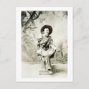 Vintage Cowboy circa 1900 Postkarte