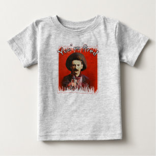 Vintage-Cowboy Du bist gefeuert Kinder Jersey T-Sh Baby T-shirt