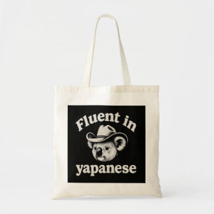 Vintage-Cowboy-Japanisches-Kanji-Einkaufstasche   Tragetasche