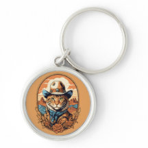 Vintage Cowboy-Katze-Design