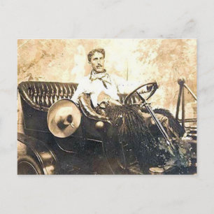 Vintage Cowboys 16 Postkarte