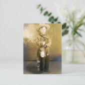 Vintage Cowboys 18 Postkarte (Stehend Vorderseite)