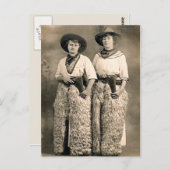 Vintage Cowboys 24 Postkarte (Vorne/Hinten)