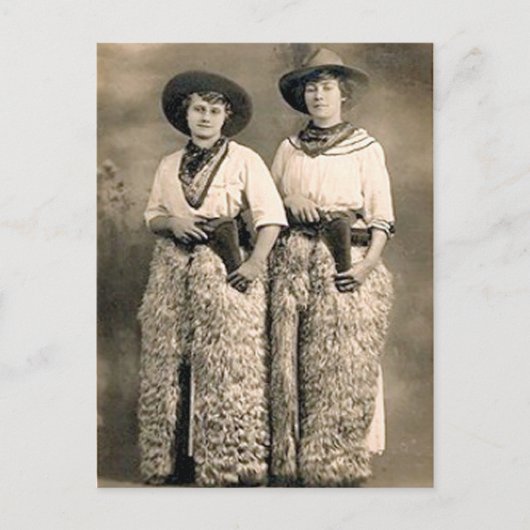 Vintage Cowboys 24 Postkarte (Vorderseite)