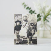 Vintage Cowboys 25 Postkarte (Stehend Vorderseite)