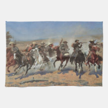 Vintage Cowboys, A Dash For Timber von Remington