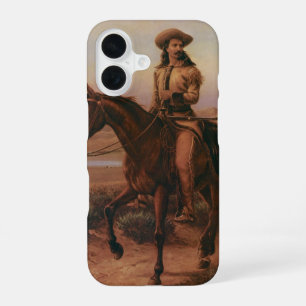 Vintage Cowboys, Buffalo Bill auf Charlie von Cary iPhone 16 Hülle