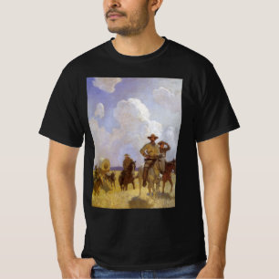 Vintage Cowboys, das Parkman-Outfit von NC Wyeth T-Shirt