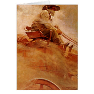 Vintage Cowboys, Der Erzwagen von NC Wyeth