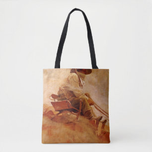 Vintage Cowboys, Der Erzwagen von NC Wyeth Tasche