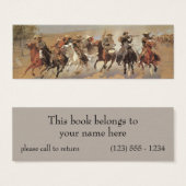 Vintage Cowboys, ein Holzschuh von Remington (Vorne & Hinten)