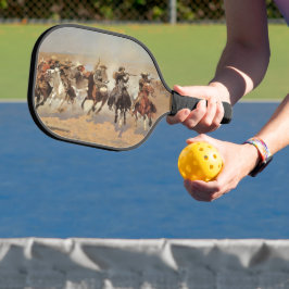 Vintage Cowboys, ein Holzschuh von Remington Pickleball Schläger