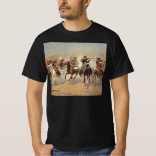 Vintage Cowboys, ein Holzschuh von Remington T-Shirt