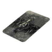 Vintage Cowboys, eine Stampede von Frederic Reming Magnet (Linke Seite)