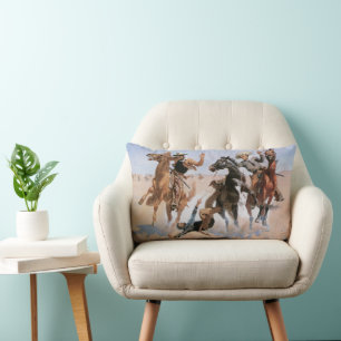 Vintage Cowboys, einem Kameraden helfen Remington Lendenkissen