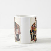 Vintage Cowboys, glücklich zum Geburtstag, Party T Kaffeetasse (Mittel)