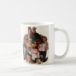 Vintage Cowboys, glücklich zum Geburtstag, Party T Kaffeetasse