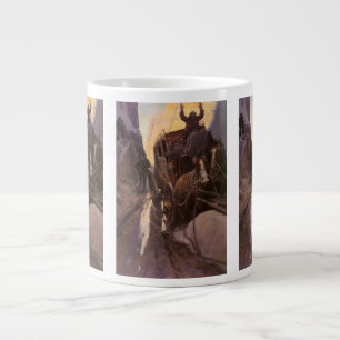 Vintage Cowboys, Halt im Canyon von NC Wyeth Jumbo-Tasse
