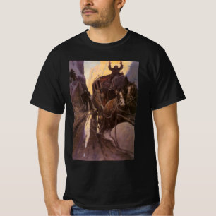Vintage Cowboys, Halt im Canyon von NC Wyeth T-Shirt