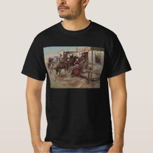 Vintage Cowboys, In Without Knocking von CM Russel T-Shirt