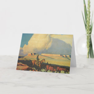 Vintage Cowboys, Open Range von Maynard Dixon Karte