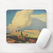 Vintage Cowboys, Open Range von Maynard Dixon Mousepad (Mit Mouse)
