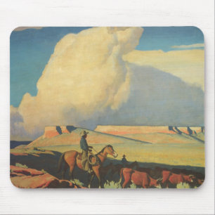 Vintage Cowboys, Open Range von Maynard Dixon Mousepad