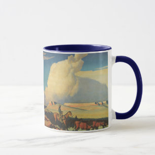 Vintage Cowboys, Open Range von Maynard Dixon Tasse
