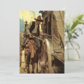 Vintage Cowboys, The Admirable Outlaw von NC Wyeth (Stehend Vorderseite)
