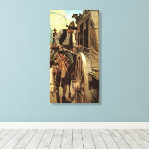 Vintage Cowboys, The Admirable Outlaw von NC Wyeth Leinwanddruck