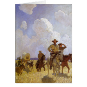 Vintage Cowboys, The Parkman Outfit von NC Wyeth