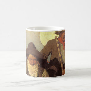 Vintage Cowboys, The Pay Bühne von NC Wyeth Kaffeetasse