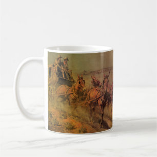 Vintage Cowboys, The Stage Coach von John Borein Kaffeetasse