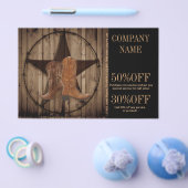 Vintage Cowboystiefel aus Holz Western Land Flyer (Einzeln)