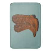 Vintage Cowboystiefel Badematte (Vorderseite Vertikal)