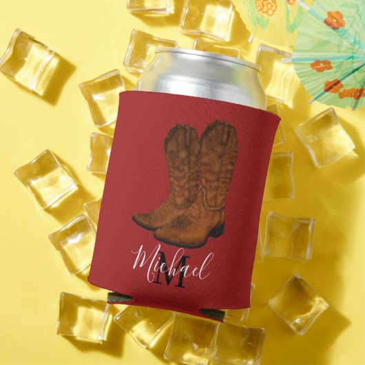 Vintage Cowboystiefel Dosenkühler (In Situ Sommer)