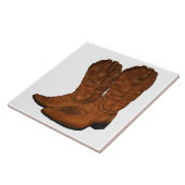 Vintage Cowboystiefel Fliese (Seite)