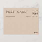 Vintage Cowboystiefel & Moccasins Postkarte (Rückseite)