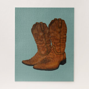 Vintage Cowboystiefel Puzzle