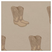 Vintage Cowboystiefel Stoff (Nahaufnahme)