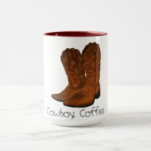 Vintage Cowboystiefel Tasse