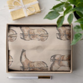 Vintage Cowdoy Stiefel Seidenpapier (Geschenk)