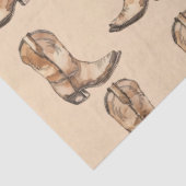 Vintage Cowdoy Stiefel Seidenpapier (Ausschnitt)