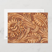 Vintage Cowgirl-Mode aus Südwestleder Postkarte (Vorne/Hinten)