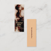 Vintage Cowgirlgrunge-Lesezeichen-Geschäfts-Karten Mini Visitenkarte (Vorne/Hinten)