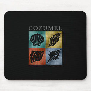 Vintage Cozumel Mexiko Farb Urlaub Strand Souvenir Mousepad